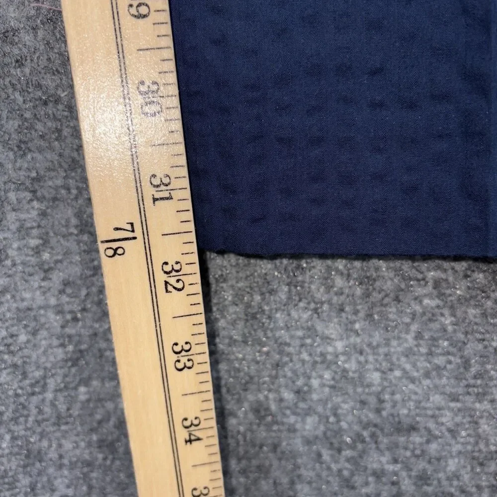 J by J.CREW Pants Mens Size 29 X 32 Blue Seersucker Slim Casual Tapered